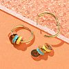 Ion Plating(IP) 304 Stainless Steel Hoop Earrings EJEW-A118-02G-3