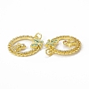 Brass Micro Pave Cubic Zirconia Pendants KK-E068-VB006-3