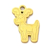 Christmas Theme 201 Stainless Steel Charms STAS-Q015-13G-05-1