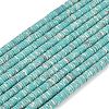 Dyed Synthetic Imperial Jasper Beads Strands G-A272-C06-06-3
