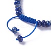 Adjustable Nylon Cord Braided Bead Bracelets BJEW-F369-B01-3