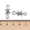 316 Surgical Stainless Steel Knot Connector Charms STAS-G349-09AS-3