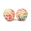 Food Grade Eco-Friendly Printed Silicone Beads SIL-A013-01A-19-2