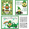 Saint Patrick's Day Carbon Steel Cutting Dies Stencils DIY-WH0309-3326-1