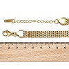 Ion Plating(IP) 304 Stainless Steel Mesh Chain Bracelet X-BJEW-G669-14G-5