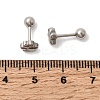 304 Stainless Steel Nose Bone Rings STAS-B126-14P-02-5