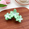 Candy Color Three Flower Plastic Claw Hair Clips PW-WG6FDF6-03-1
