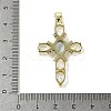 Natural Aquamarine Pendants G-P585-04G-04-3