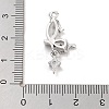 Brass Pave Clear Cubic Zirconia Pendants LS-KK-Z061-14P-02-3