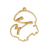 Zinc Alloy Open Back Bezel Pendants LS-X-PALLOY-D580-05G-J-1