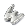 Anti-Tarnish 304 Stainless Steel Pendants STAS-U033-02P-W-2