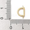 304 Stainless Steel Letter Connector Charms LS-STAS-M108-01G-04-3