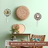 2 Sets 2 Styles Wall Hanging Terrarium Planter with Plastic Tube ODIS-GA0001-53C-6