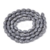 Opaque Solid Color Glass Beads Strands LS-GLAA-N071-01A-C11-2