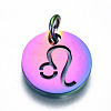 Ion Plating(IP) 201 Stainless Steel Charms STAS-Q237-M003-1-3