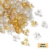 50g 2 Colors Plated Iron Fancy Bead Caps IFIN-YW0003-96-1