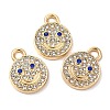 Alloy Rhinestone Pendants PALLOY-E027-VF686-1