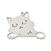 304 Stainless Steel Pendants STAS-F326-08B-P-1
