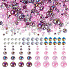 Half Round ABS Plastic Cabochons FIND-TAC0038-08D-2