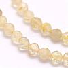 Natural Gold Rutilated Quartz Beads Strands G-F509-42-2mm-3