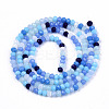 Opaque Glass Beads Strands GLAA-T006-07-A01-2
