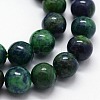 Natural Chrysocolla and Lapis Lazuli Beads Strands G-I199-37-10mm-3