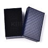 Rhombus Textured Cardboard Jewelry Boxes LS-CBOX-T006-02B-1