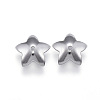 Tarnish Resistant 304 Stainless Steel Flower Bead Caps LS-STAS-G124-28P-3