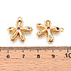 Brass Micro Pave Cubic Zirconia Pendants KK-N262-113A-G-3