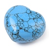 Synthetic Turquoise Thumb Massage Stone G-I367-06P-2