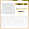 10 Yards Polyester Fringe Lace Trims OCOR-WH0080-97A-2