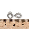 304 Stainless Steel Rhinestone Cabochon Settings STAS-G356-04P-01-3