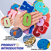 39Pcs 39 Style Computerized Embroidery Cloth Iron on/Sew on Patches DIY-FW0001-17-3