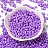6/0 Opaque Baking Paint Glass Seed Beads SEED-M012-02A-11-2