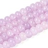 Baking Paint Crackle Glass Beads Strands DGLA-N020-01A-04-1