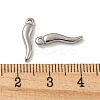 Non-Tarnish 304 Stainless Steel Pendants STAS-L022-213P-3
