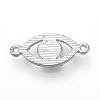 Alloy Rhinestone Links connectors ALRI-T004-11P-2