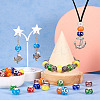 Glow In The Dark Handmade Luminous Style Lampwork Large Hole European Beads LPDL-BT0001-01-7