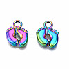 Rainbow Color Alloy Charms PALLOY-N163-106-NR-2