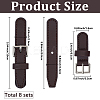 8 Pairs PU Leather Toggle Buckles DIY-GF0012-96A-2
