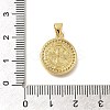 Rack Plating Brass with Cubic Zirconia Pendants KK-Z086-33G-01-3