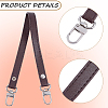 4Pcs 4 Colors Imitation Leather Bag Handles FIND-CL0001-43-6