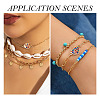 20Pcs 4 Styles Alloy Colorful Rhinestone Connector Charms FIND-TA0003-33-7