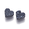 Imitation Druzy Gemstone Resin Beads RESI-L026-D02-1