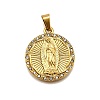 304 Stainless Steel Pendants STAS-B086-09F-G-1
