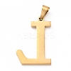 304 Stainless Steel Pendants and Stud Earrings Jewelry Sets SJEW-P099-12G-2