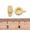 Brass Micro Pave Cubic Zirconia Spacer Beads KK-Z084-04G-3