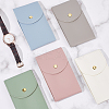 5Pcs 5 Colors Rectangle Imitation Leather Single Watch Storage Bag ABAG-NB0002-02-4