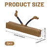 Nylon & Plastic Outdoor Tactical Vest Zipper Strip DIY-WH0128-60A-2