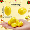   20Pcs Mini Foam Imitation Lemons DJEW-PH0001-21-2